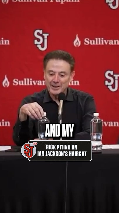 Rick Pitino says Ian Jackson looks like Billie Dee after the new haircut 🤣