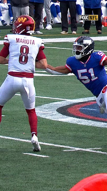 Watch Abdul Carter on this play 😤