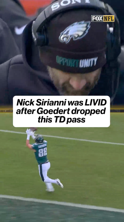 Dallas Goedert missed an open look TD