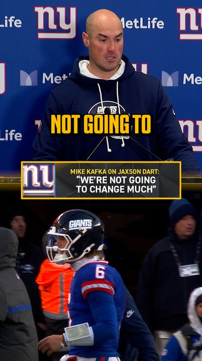 Mike Kafka says Giants don't plan on changing Jaxson Dart's play style 👀