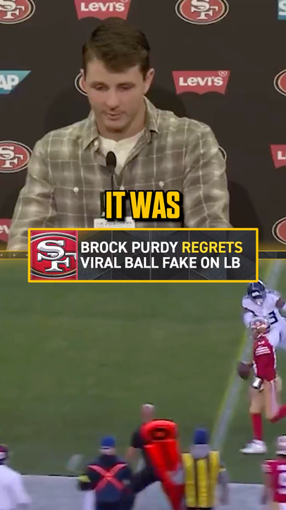 Brock Purdy wishes he could have this one back