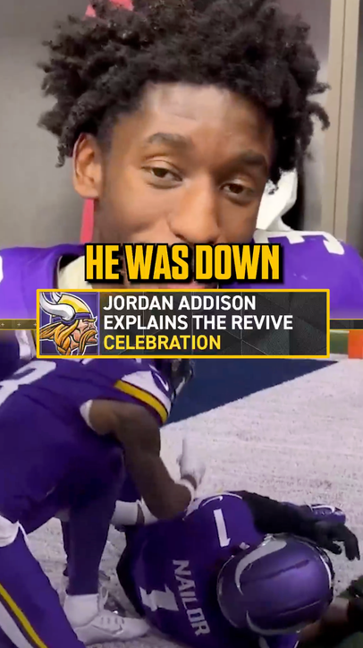 Jordan Addison hit Jalen Nailor with the stim like it’s Call of Duty