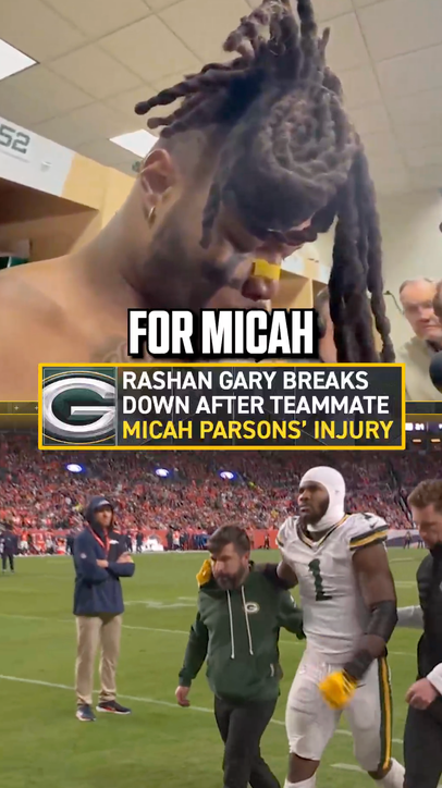 Emotional Moment as Rashan Gary Reacts to Micah Parsons’ Injury