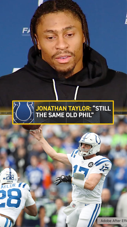 Jonathan Taylor Reflects on Full-Circle Reunion With Philip Rivers 😊