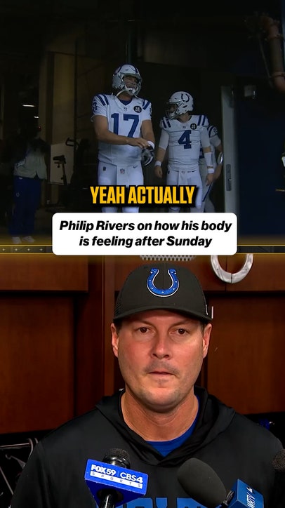 Phillip Rivers is feeling good after his first week back in the NFL 💪🏻