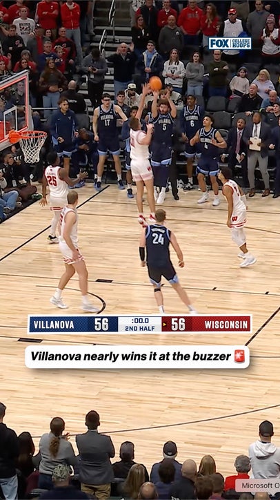 Villanova was THIS CLOSE to win it at the buzzer 🤏