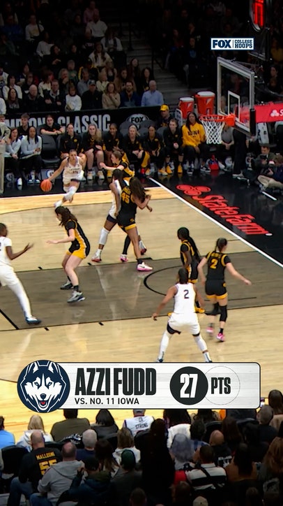 Azzi Fudd went OFF against Iowa 🔥