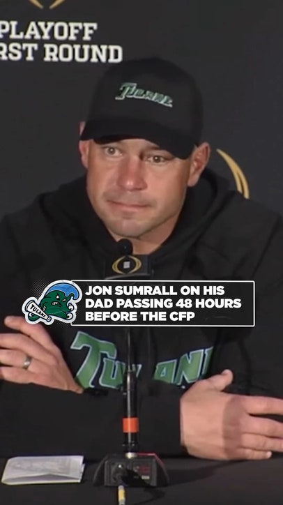 Tulane's HC talks about the the passing of his father 48 hours before the CFP