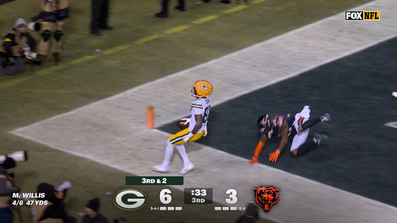 Malik Willis finds Romeo Doubs for a 33-yard TD to extend Packers' lead over Bears | NFL Highlights