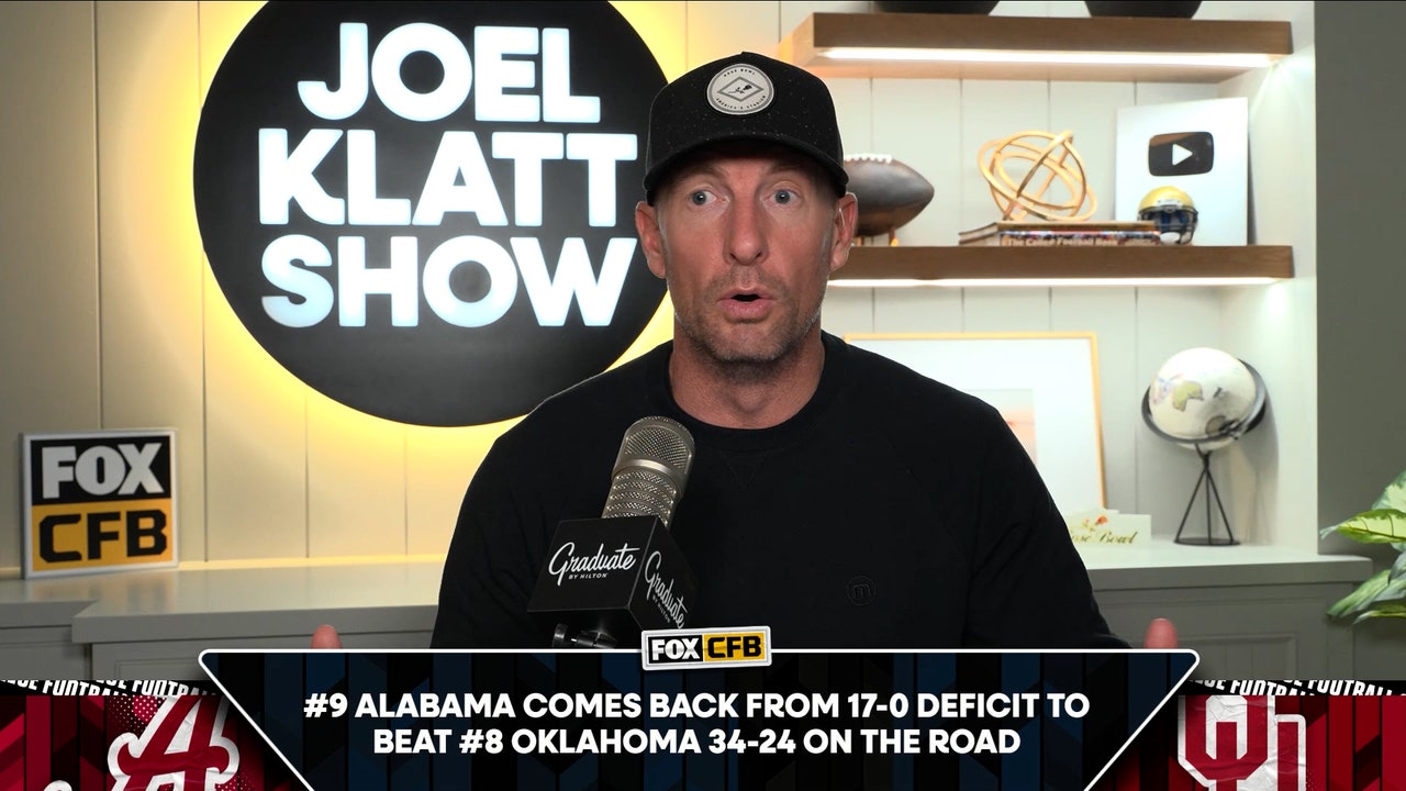 Joel Klatt breaks down Alabama's impressive win over Oklahoma in CFP, previews Rose Bowl vs. Indiana