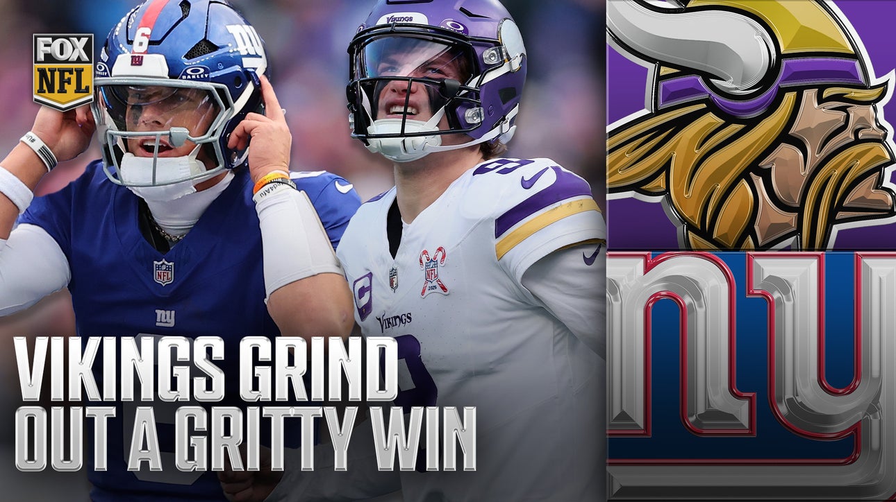 Jonathan Vilma’s biggest takeaway from Vikings’ win over Giants: ‘They Stayed the Course’ | NFL on FOX