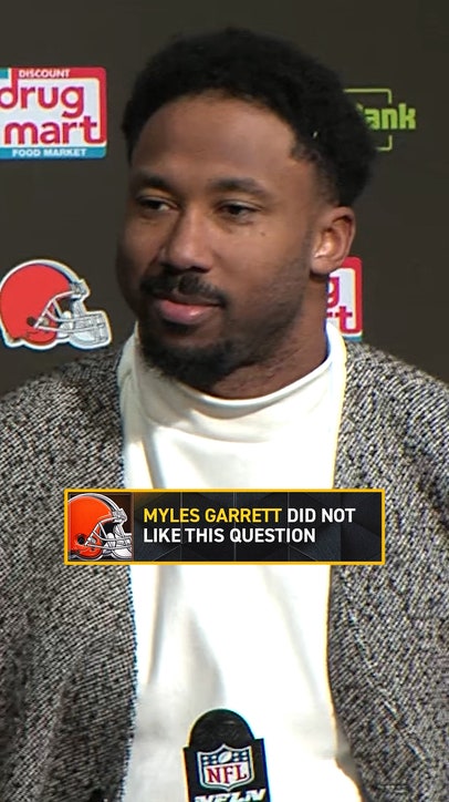 Myles Garrett didn't even bother answering 😂