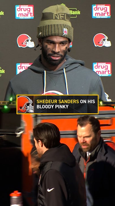 Shedeur Sanders' breakdown of his bloody pinky is top tier 😂
