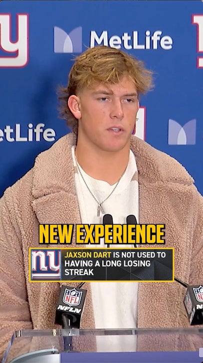 NEW experience for Jaxson Dart 😬