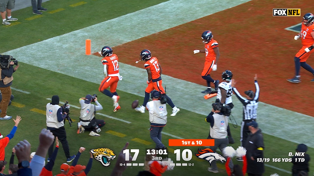 Broncos' RJ Harvey Breaks Free for 38-Yard Rushing Touchdown vs Jaguars | NFL Highlights