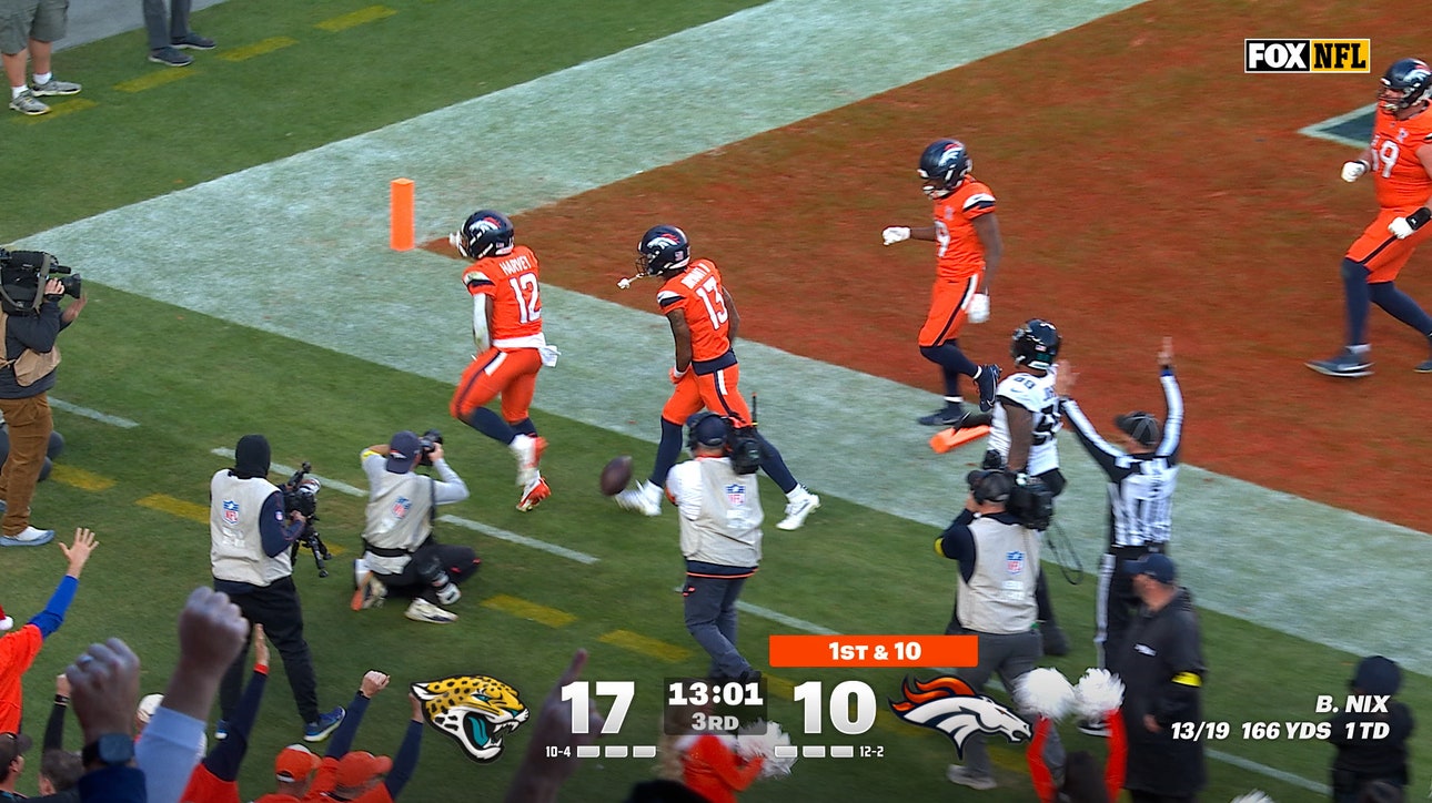 Broncos' RJ Harvey Breaks Free for 38-Yard Rushing Touchdown vs Jaguars | NFL Highlights