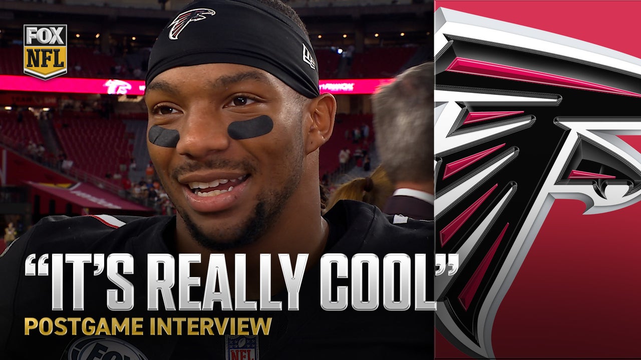 'This is so special' 💪 Falcons' Bijan Robinson after BIG performance in front of family and friends