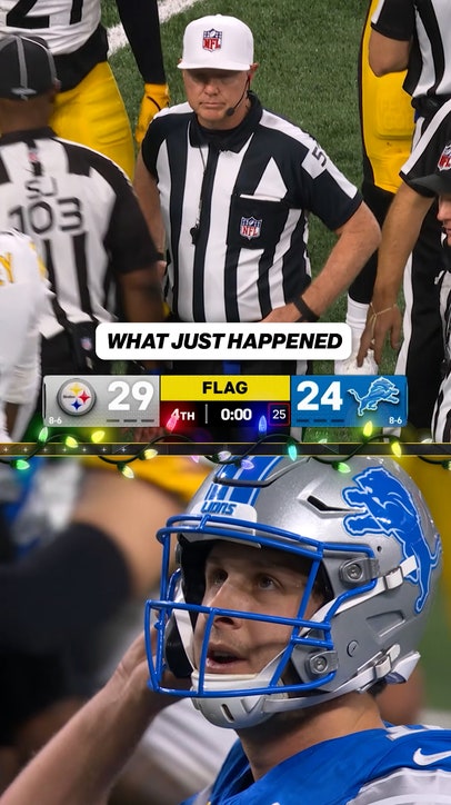 Ref explains ending between Steelers and Lions