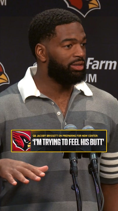 Jacoby Brissett kept it real when asked what he was doing with his new center 🤣