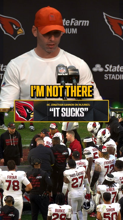 HC Jonathan Gannon expressed frustration when asked about Cardinals' injuries 🎙️