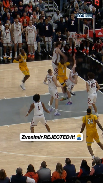 He hit him with the staredown after the block 🔒 