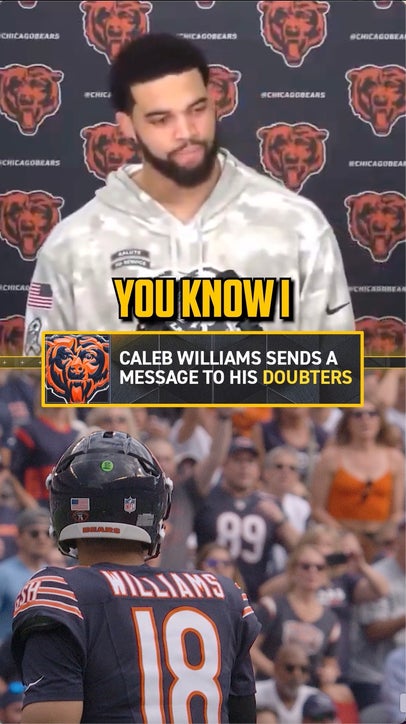 Caleb Williams wants to lead the Bears to win it all 🏆