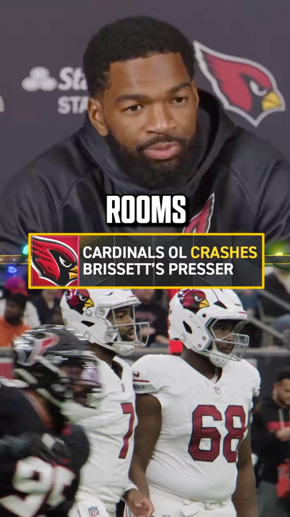 Cardinals OL surprise Jacoby Brissett mid-presser to thank him for the gifts they got for Christmas 