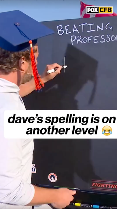 No. 5 from out top BNK moments... Dave's spelling 😂 