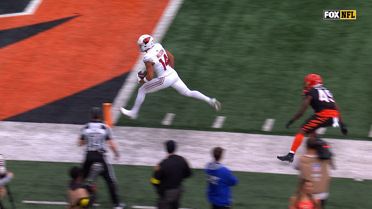 Jacoby Brissett finds Michael Wilson for 38-yard TD, trimming Cardinals' deficit vs. Bengals | NFL Highlights