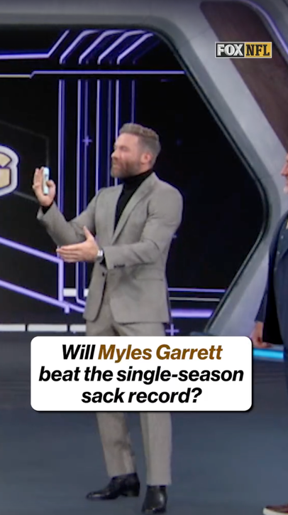 Will Browns' Myles Garrett beat Michael Strahan's record? #NFL #Browns