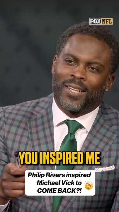 Michael Vick had his family in the backyard after seeing Philip Rivers make the comeback 😂