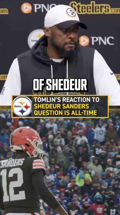 Mike Tomlin Completely Dismisses this Shedeur Sanders' Question