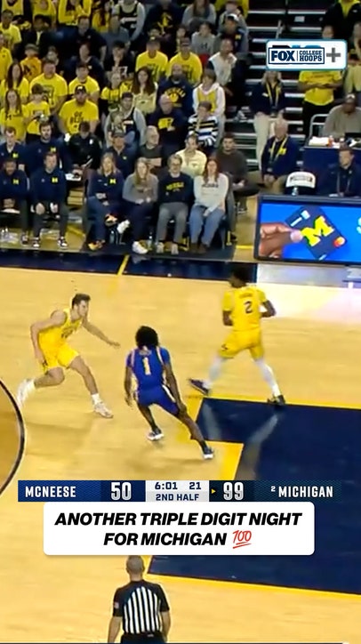 Another night, another 100-point night for Michigan 💯