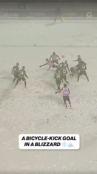 Our top moment of 2025 1️⃣ 👀 This CPL BLIZZARD Bicycle kick ❄️