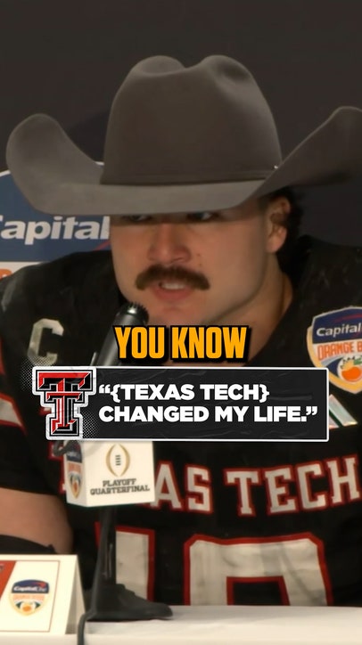 Jacob Rodriguez talks about what it means for him to play for Texas Tech ❤️ 