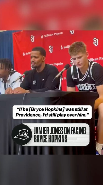 Providence's Jamier Jones on facing former teammate Bryce Hopkins 