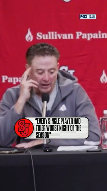 Rick Pitino believes his team had an 'awful night' during the loss against Providence 🫣