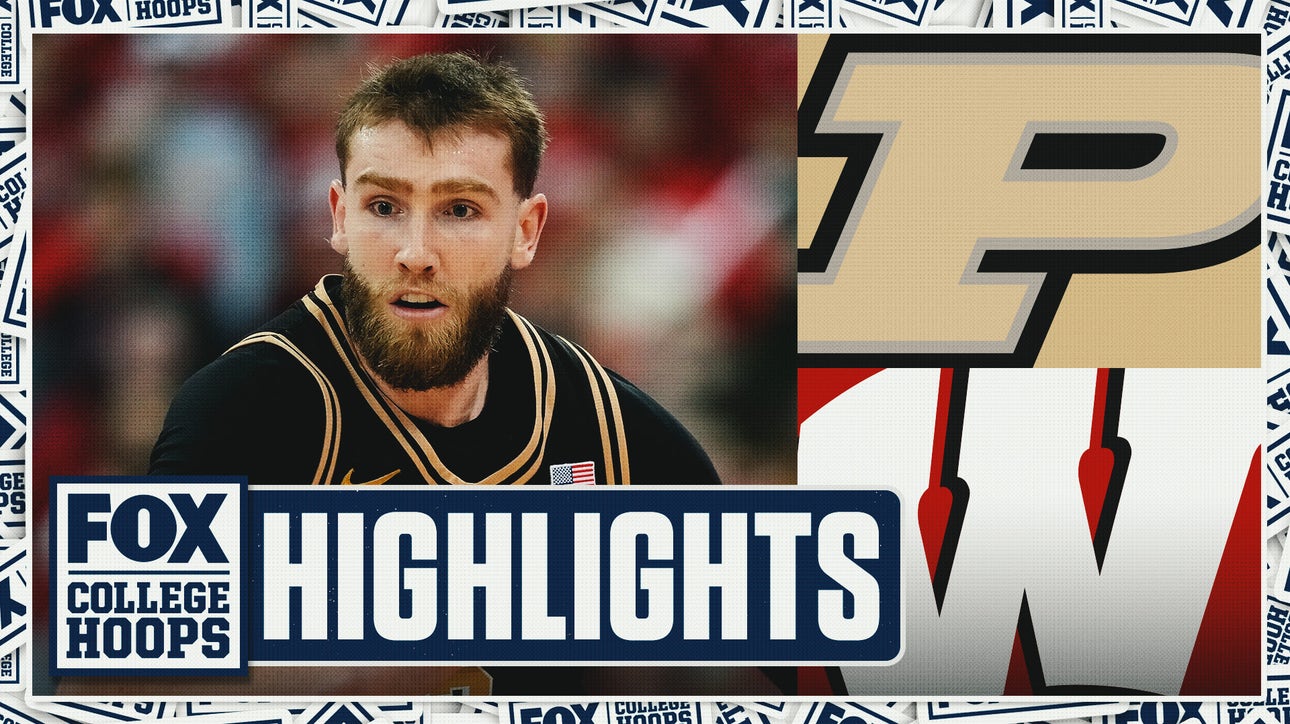 No. 5 Purdue Boilermakers vs. Wisconsin Badgers Highlights 🏀 FOX College Hoops
