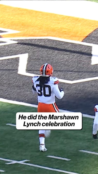 A little homage to Marshawn Lynch 🫡