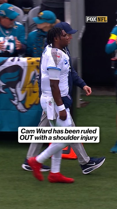 Cam Ward is out for the remainder of the game vs. Jaguars