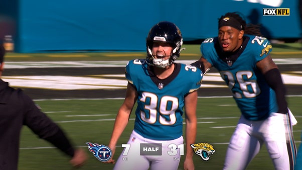Cam Little Hits 67-Yard Field Goal to Extend Jaguars’ Lead Over Titans | NFL Highlights