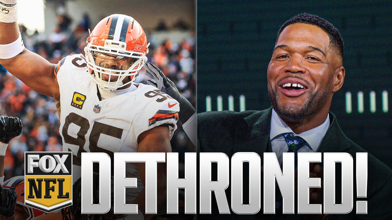 'I hold the record for 16-game season' 😂 Strahan on Myles Garrett breaking Single-Season Sack Record