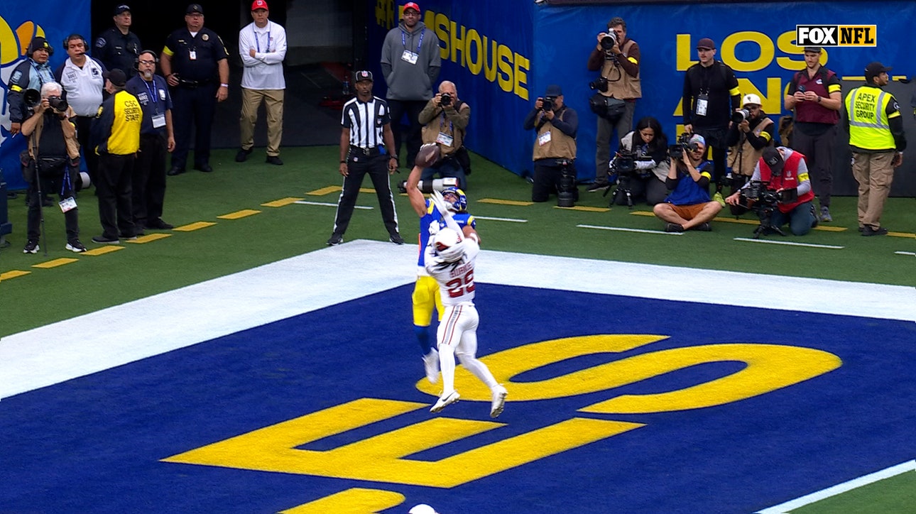 Rams' Puka Nacua makes INCREDIBLE one-handed catch for the TD vs. Cardinals | NFL Highlights
