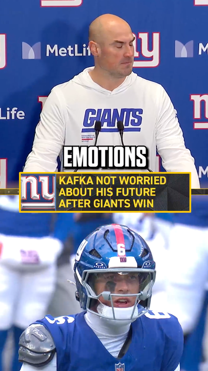 Mike Kafka is focused on the win, not his job status as the Giants head into offseason