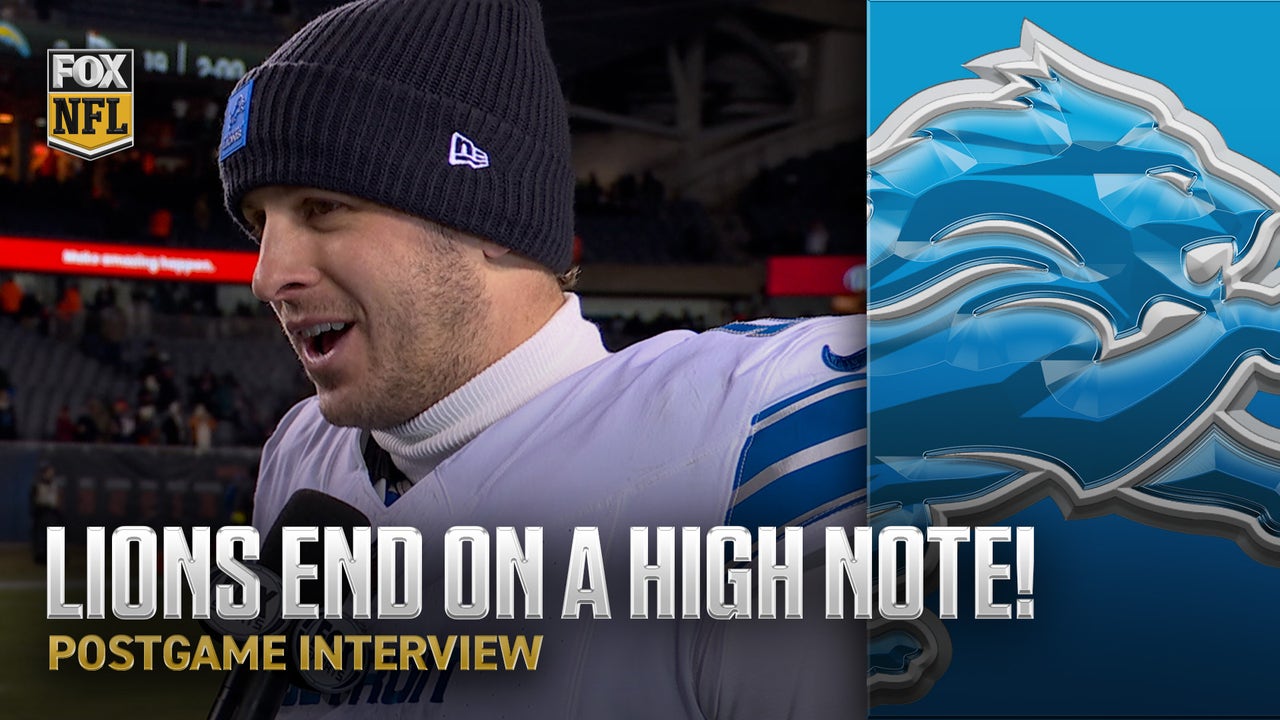 'It's about pride' 💙 Jared Goff on future of Lions 👀 Amon-Ra St. Brown talks win vs Bears