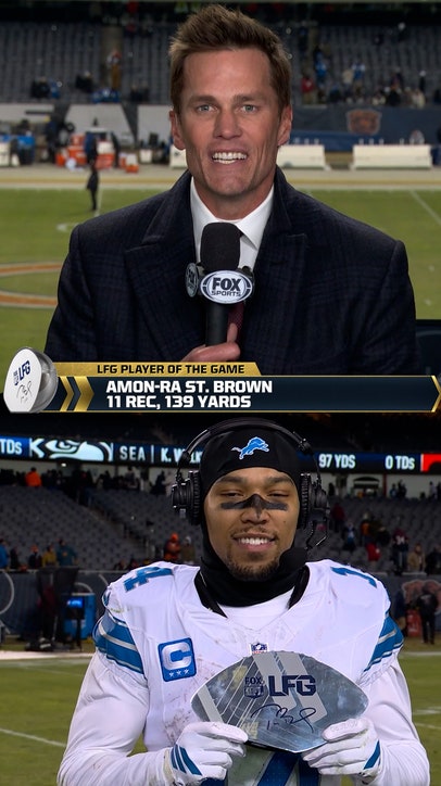 Amon-Ra St. Brown is Tom Brady's LFG Player of Game 🏆