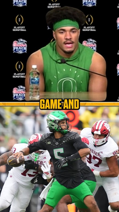 Kenyon Sadiq on Dante Moore's leadership 🙌