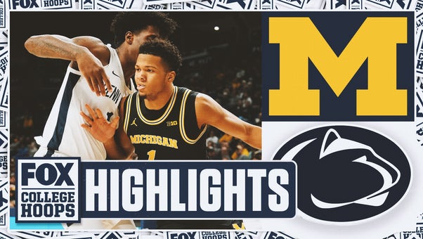 No. 2 Michigan Wolverines vs. Penn State Nittany Lions Highlights | FOX College Hoops