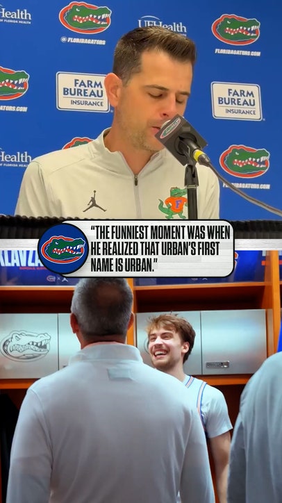 Urban Meyer visited the Gators' locker room last night 🙌