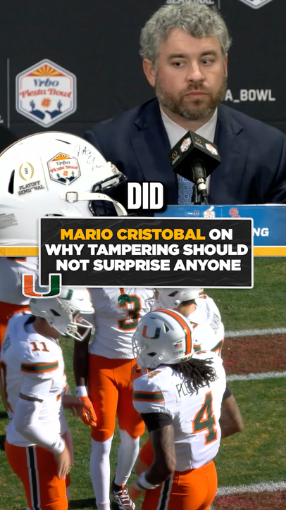 Cristobal and Miami know tampering is inevitable 🏈